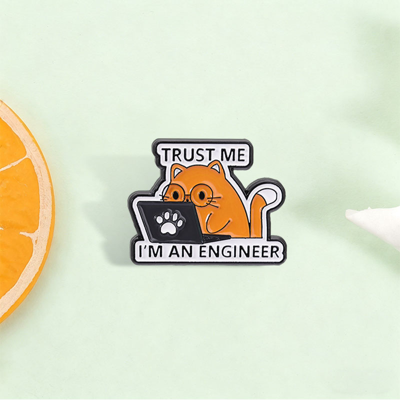 Tech Accessories For Laptop - I'm An Engineer Quote Enamel Pin