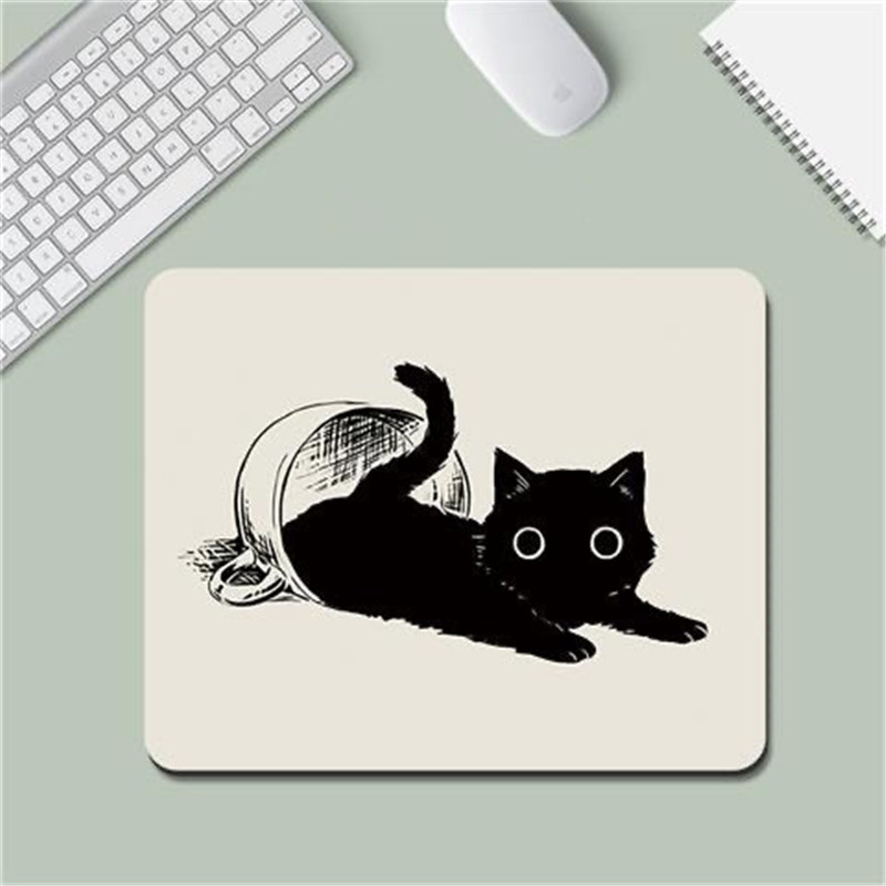 Tech Accessories For Office Desk - Mouse Mat Cat Mause Pad Cute