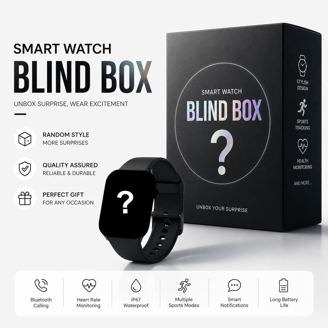 Tech Accessories Gifts - New 2026 Electronic Mystery Surprise Box,