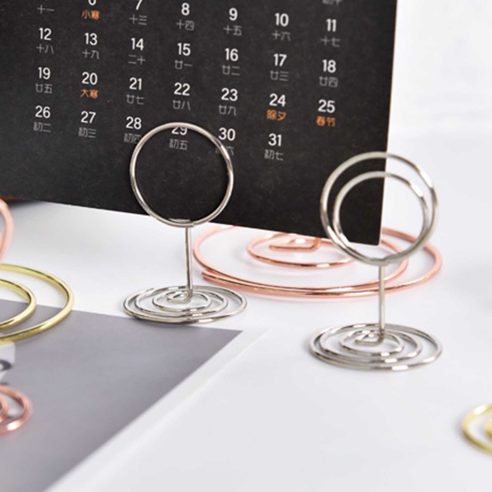 5pcs Dining Slot Card Holder F - Tech Accessories For Office Desk 评论和价格