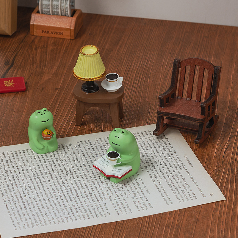 Cartoon Frog Rocking Chair Tab - Tech Accessories For Office Desk 评论和价格
