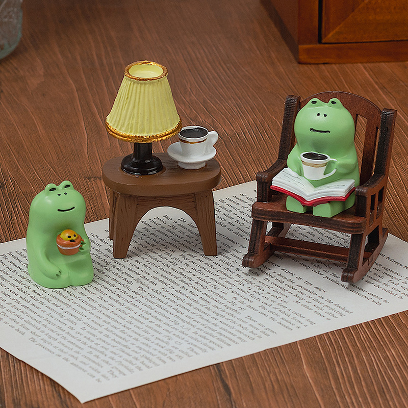 Cartoon Frog Rocking Chair Tab - Tech Accessories For Office Desk 评论和价格