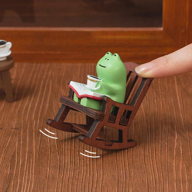 Cartoon Frog Rocking Chair Tab - Tech Accessories For Office Desk 评论和价格