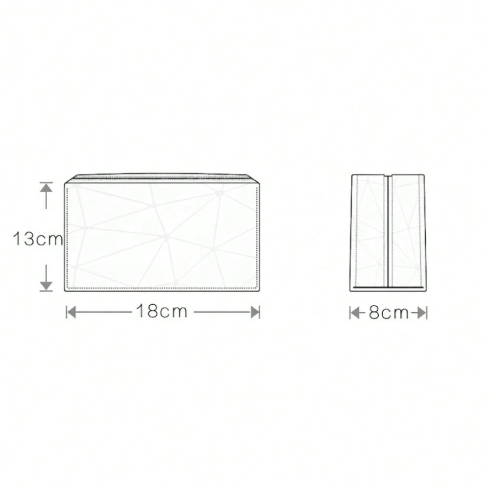 Geometric Luminous Makeup Bag  - Tech Accessories Travel Case 评论和价格