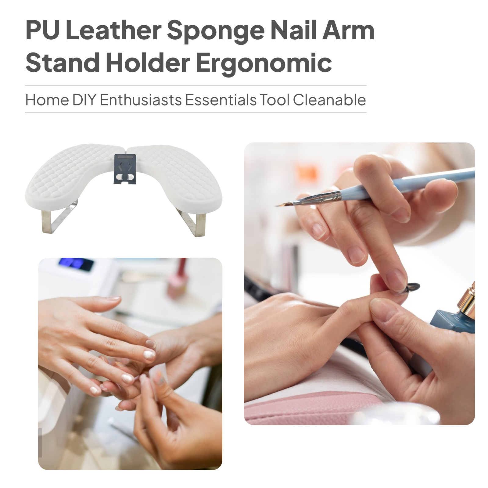 Nail Art Pillow with Phone Hol - Tech Accessories Holder 评论和价格
