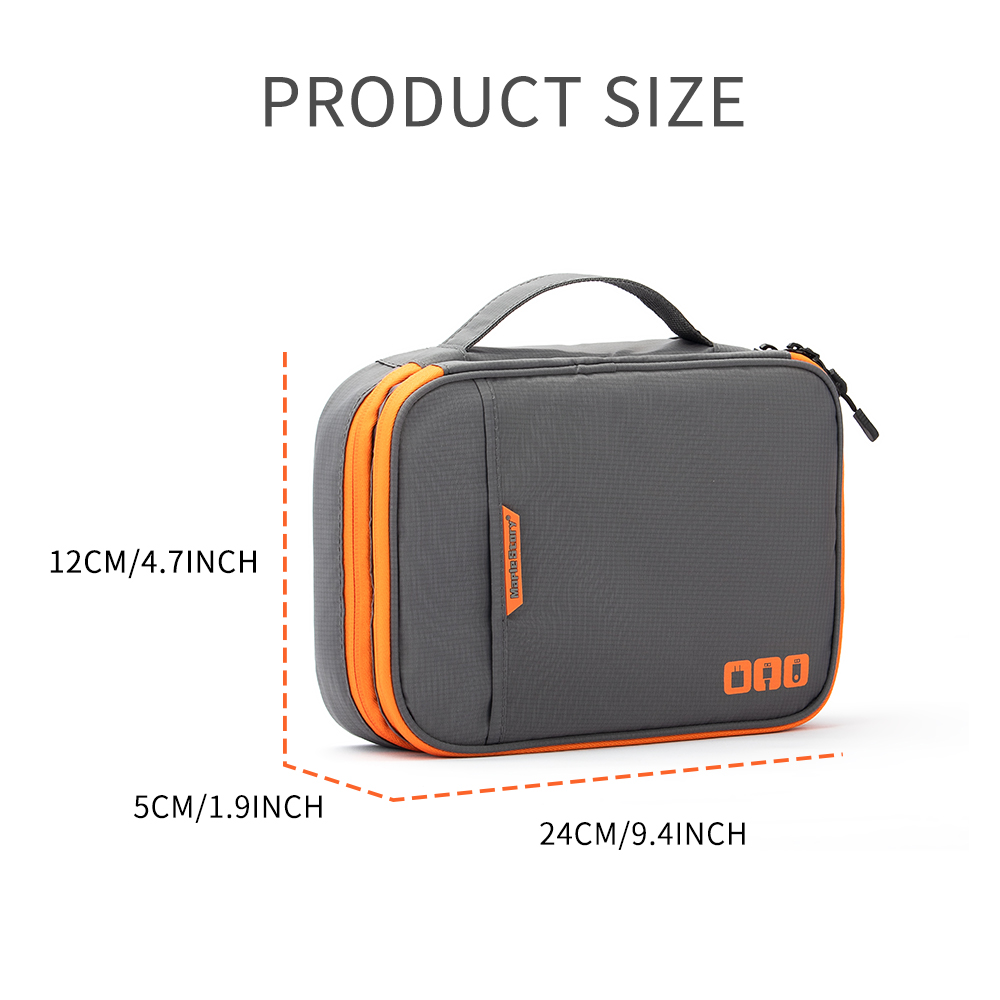 Multi-Compartment Portable Ele - Tech Accessories Travel Case 评论和价格