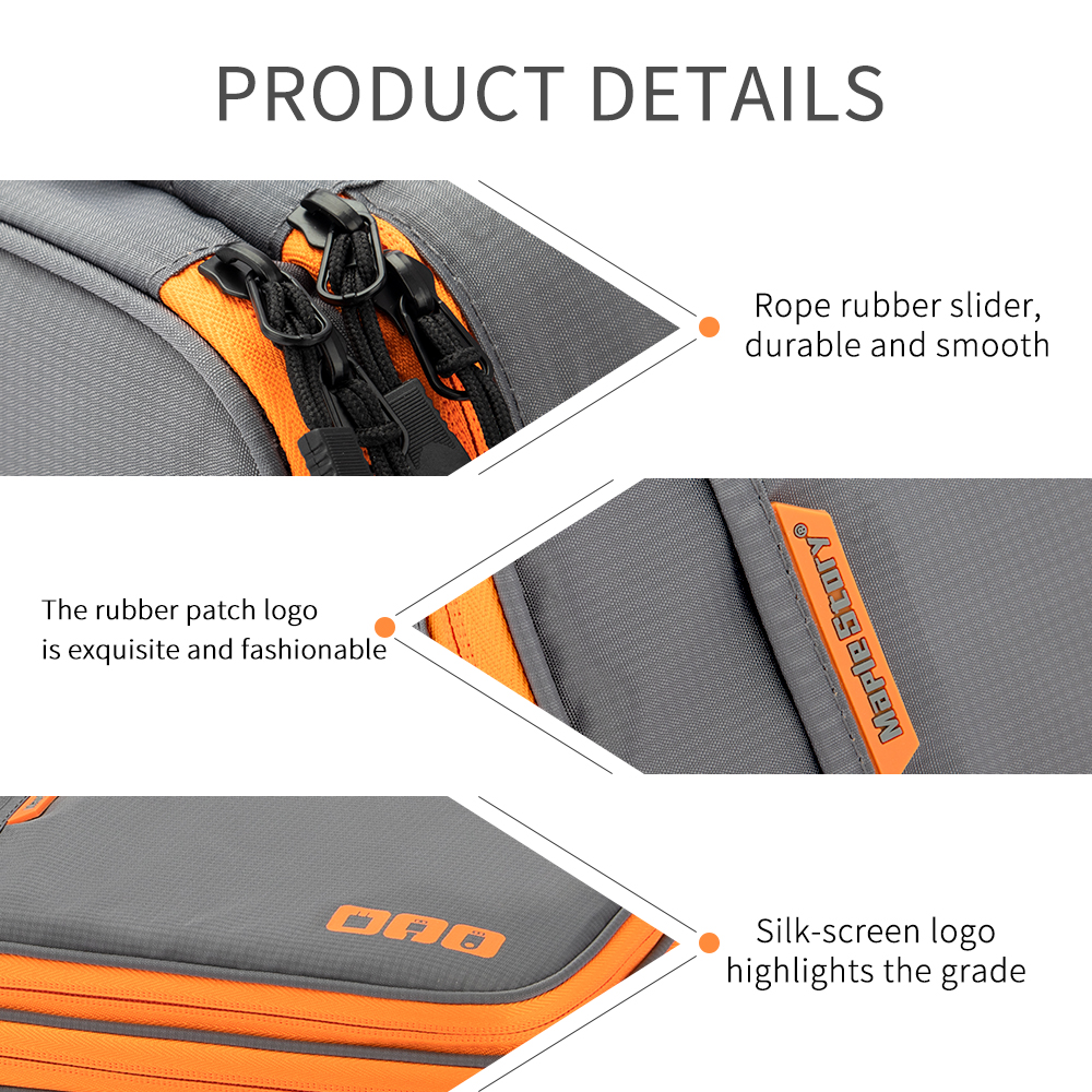 Multi-Compartment Portable Ele - Tech Accessories Travel Case 评论和价格