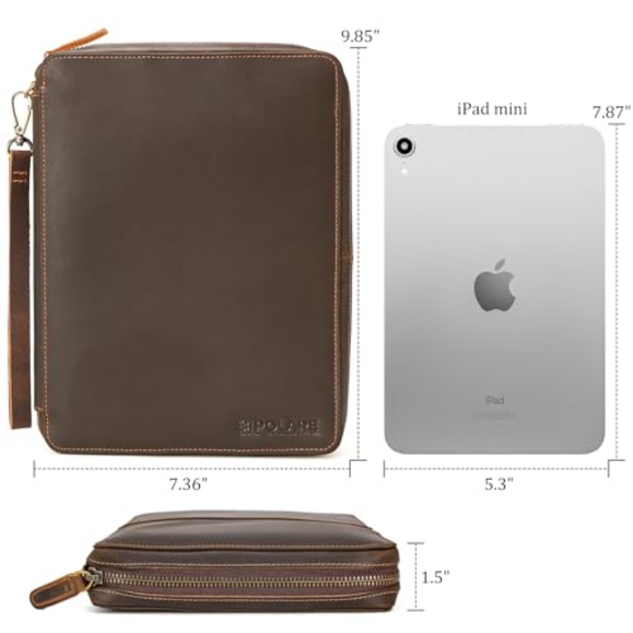 Polare Full Grain Leather Trav - Tech Accessories Travel Case 评论和价格