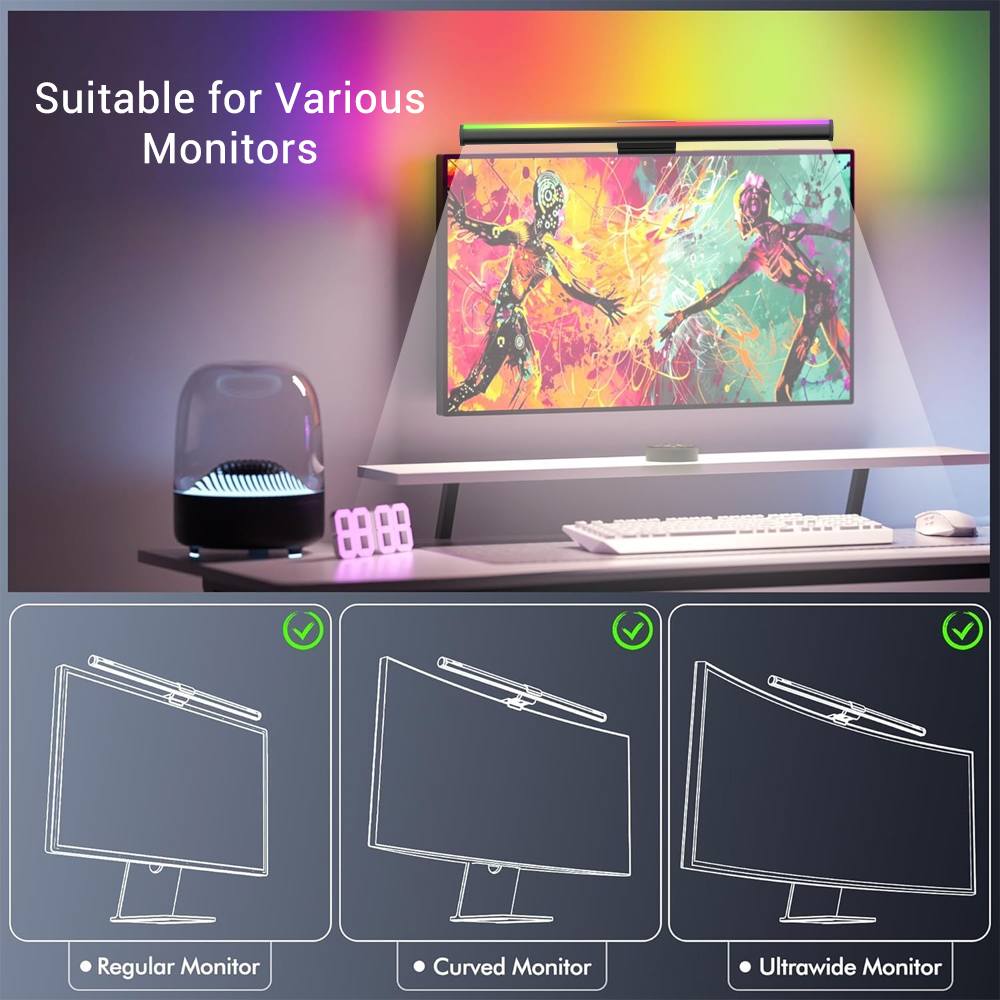 Screen Hanging Lamp Monitor Li - Tech Desktop Accessories 评论和价格