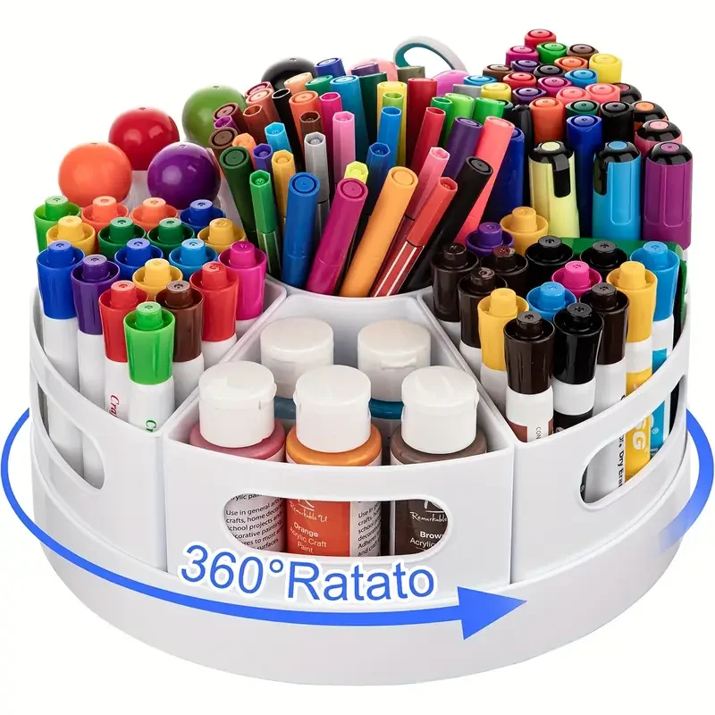 360° Rotating Desk Organizer W - Tech Accessories For Office Desk 评论和价格