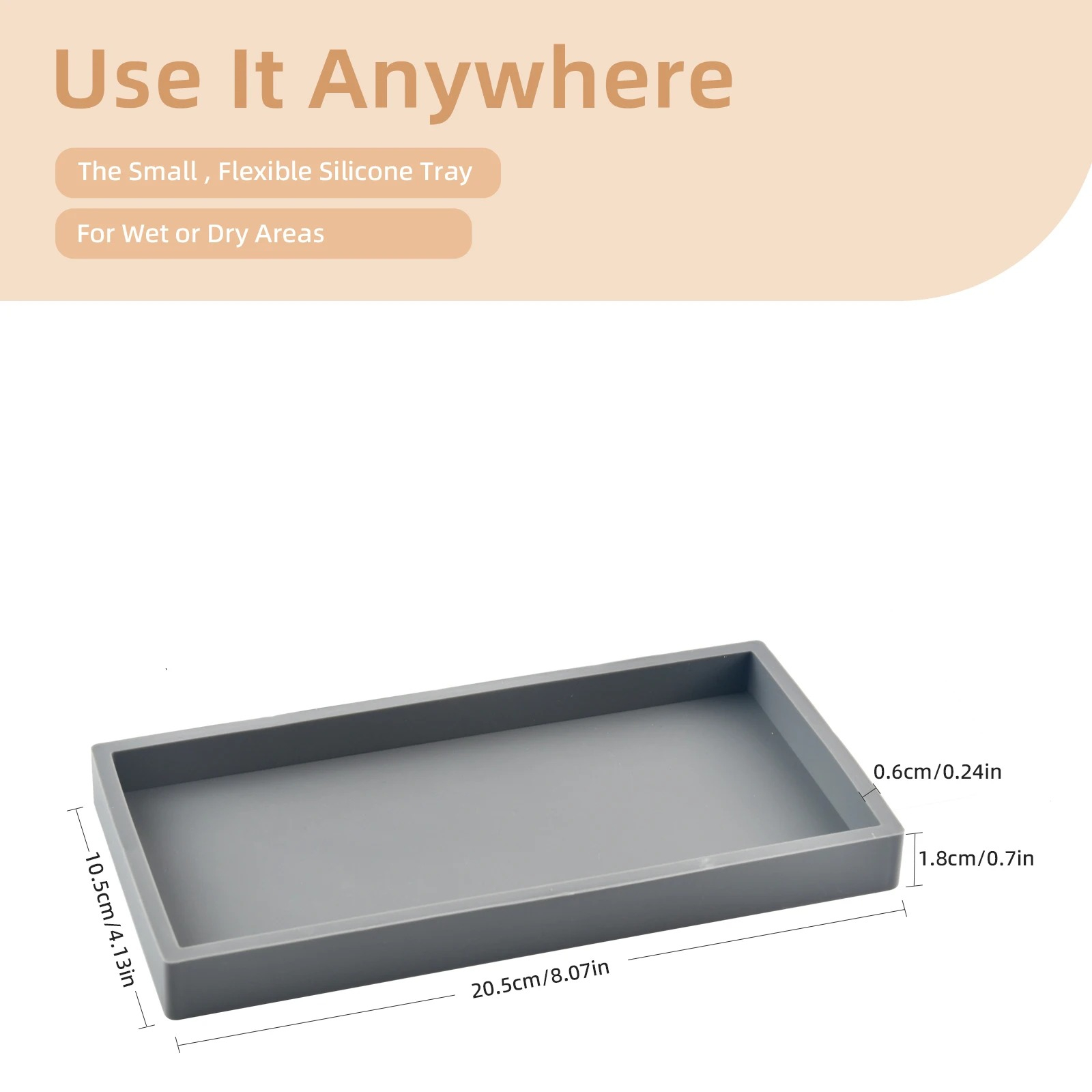 Multi-Purpose Silicone Desk Tr - Tech Accessories For Office Desk 评论和价格