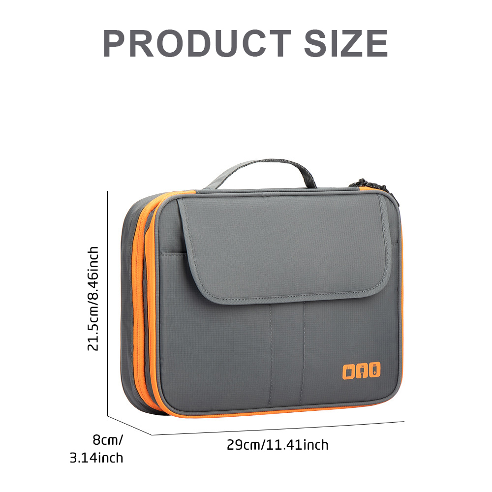 Large Capacity Tech Organizer  - Tech Accessories Travel Case 评论和价格