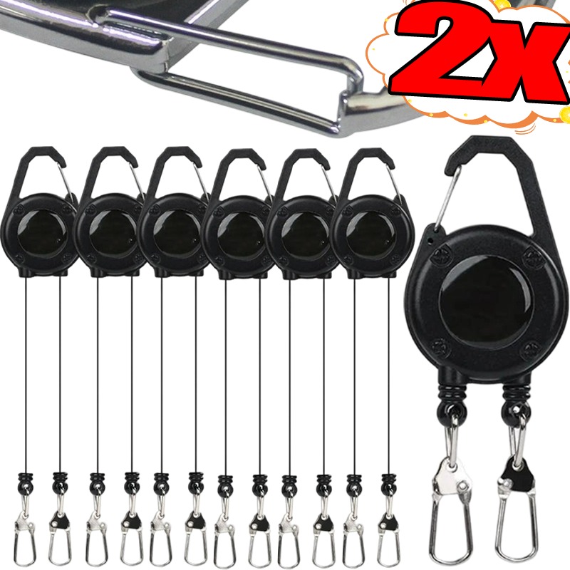 Retractable Badge Holder Doubl - Tech Accessories Holder 评论和价格