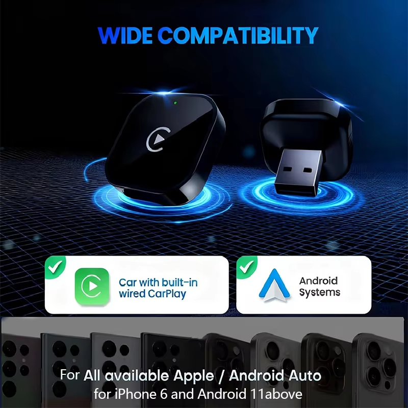 2-in-1 Wireless CarPlay Adapte - Tech Accessories Phone 评论和价格