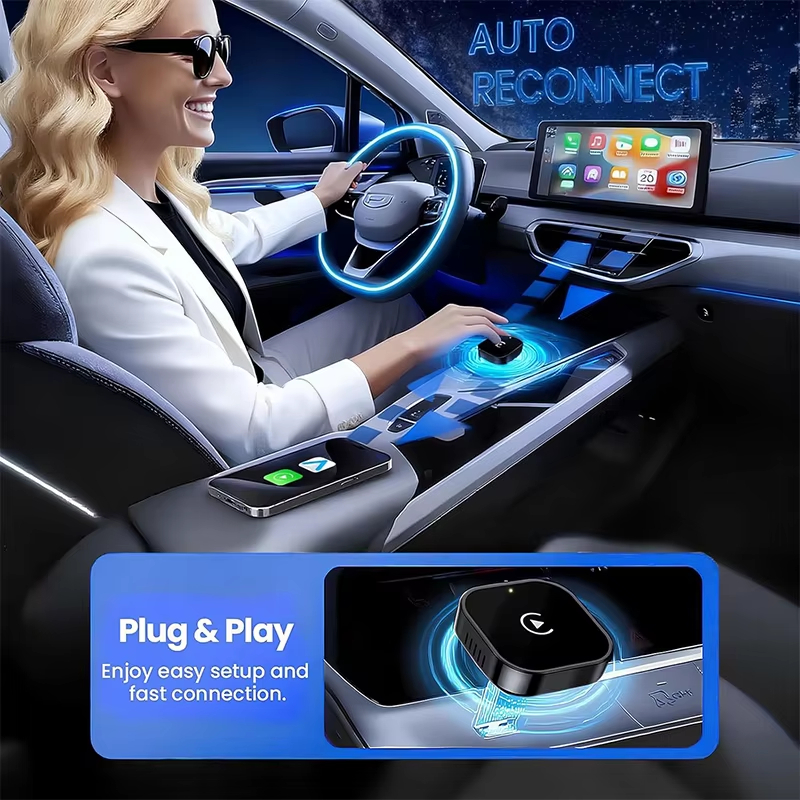 2-in-1 Wireless CarPlay Adapte - Tech Accessories Phone 评论和价格