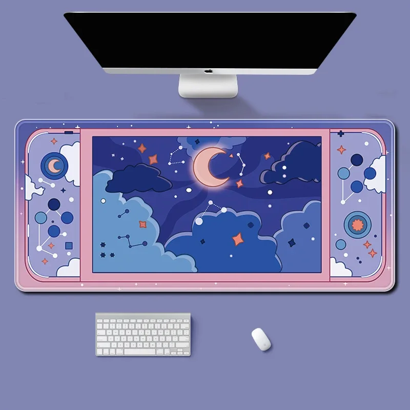 Moon and Stars Large Desk Mat  - Tech Desktop Accessories 评论和价格