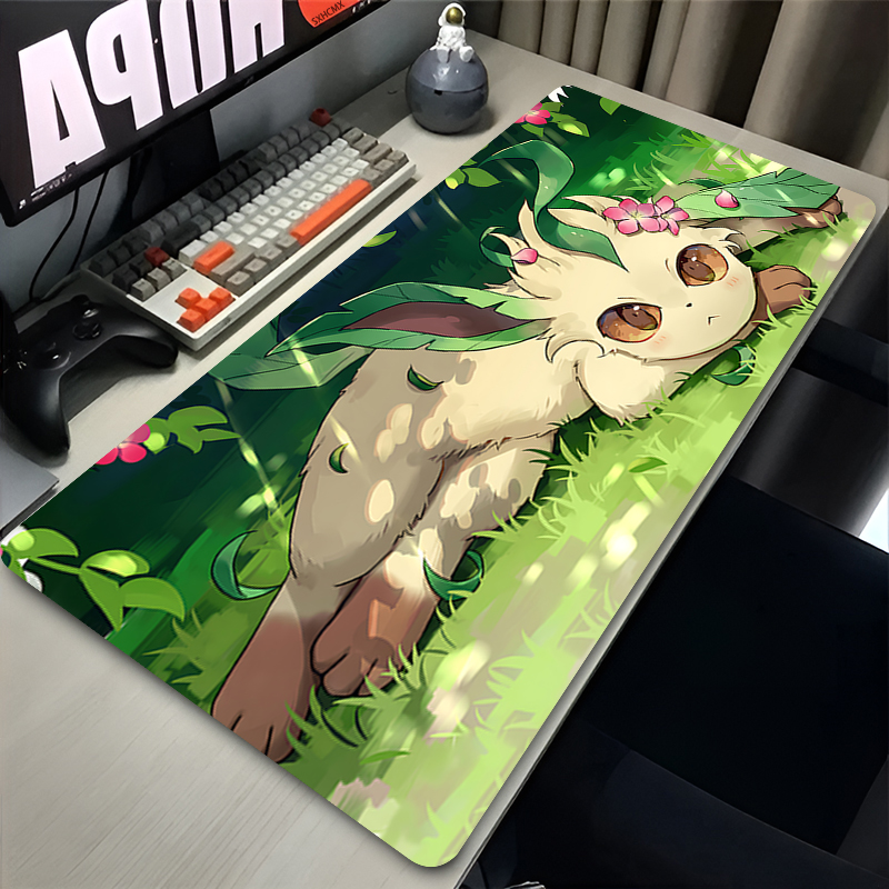 Mouse Pad Gamer P-pokemon Leaf - Tech Accessories For Office Desk 评论和价格