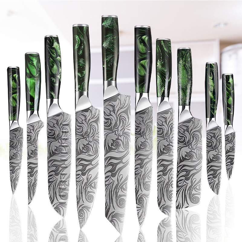 Super Sharp Damascus Pattern K - High Tech Kitchen Accessories 评论和价格