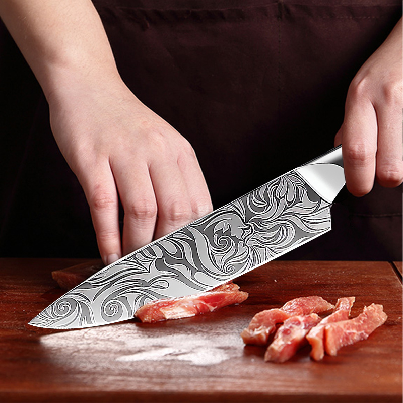 Super Sharp Damascus Pattern K - High Tech Kitchen Accessories 评论和价格