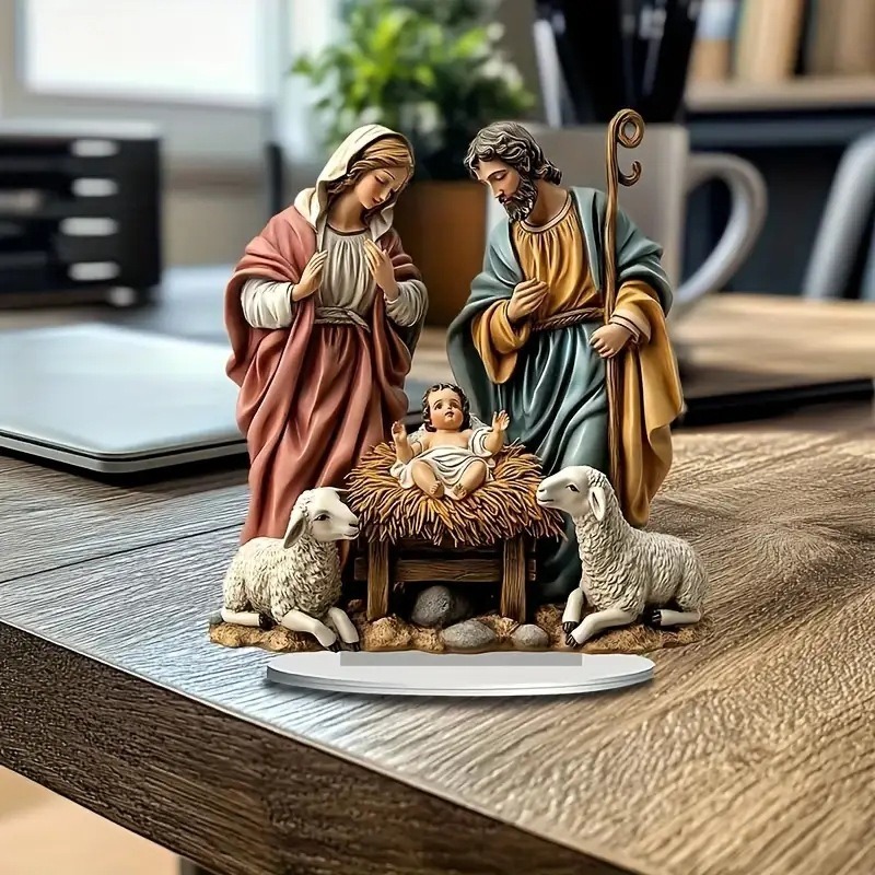 2025 New Nativity Jesus Birth  - Tech Accessories For Office Desk 评论和价格