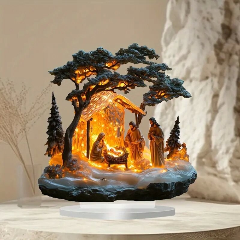 2025 New Nativity Jesus Birth  - Tech Accessories For Office Desk 评论和价格