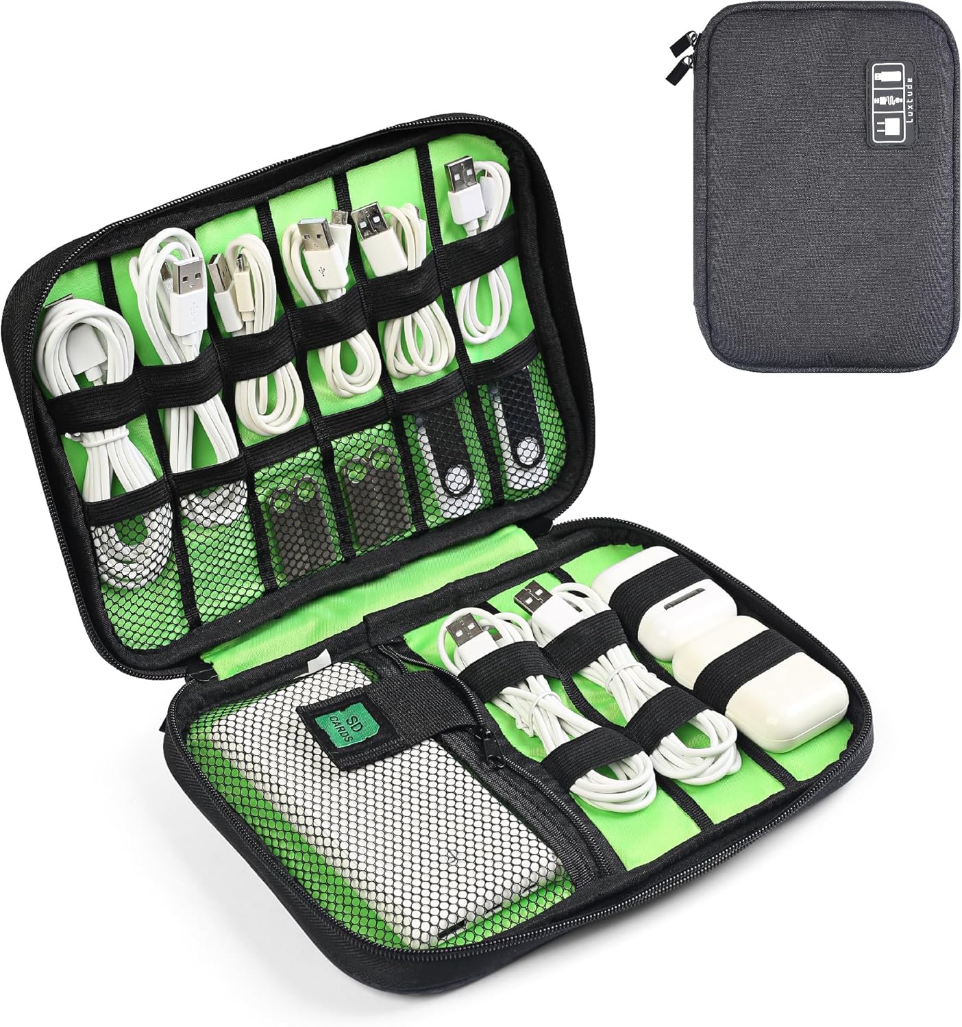 Travel Cable Organizer Bag, Fl - Tech Accessories Travel Case 评论和价格