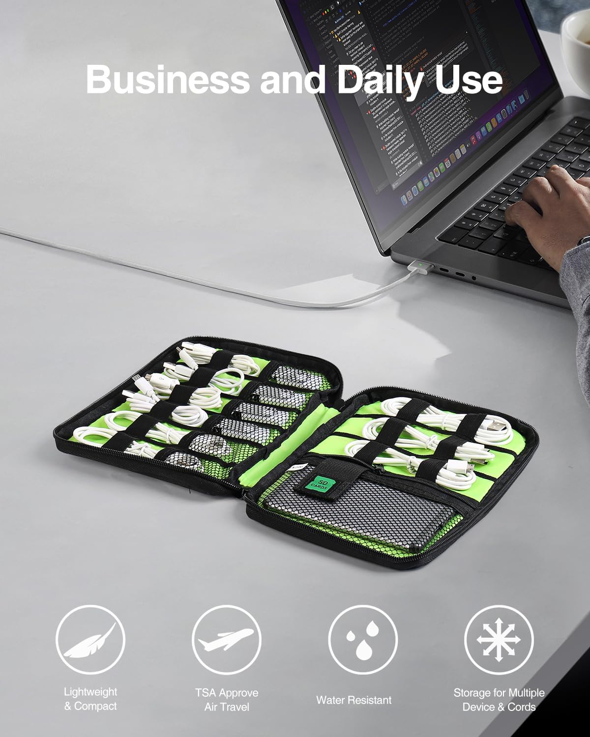Travel Cable Organizer Bag, Fl - Tech Accessories Travel Case 评论和价格