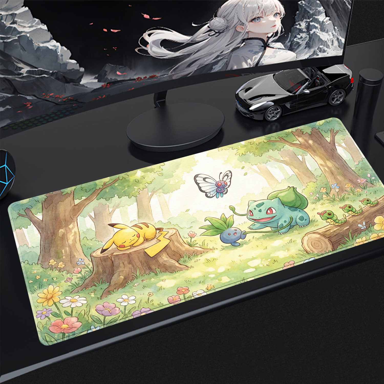 Kawaii Mouse Pad Gaming PC Acc - Tech Desktop Accessories 评论和价格