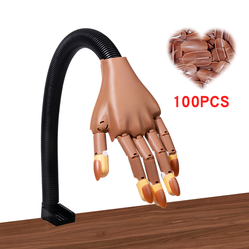 Nail Fake Practice Hand Movabl - Tech Accessories Holder 评论和价格