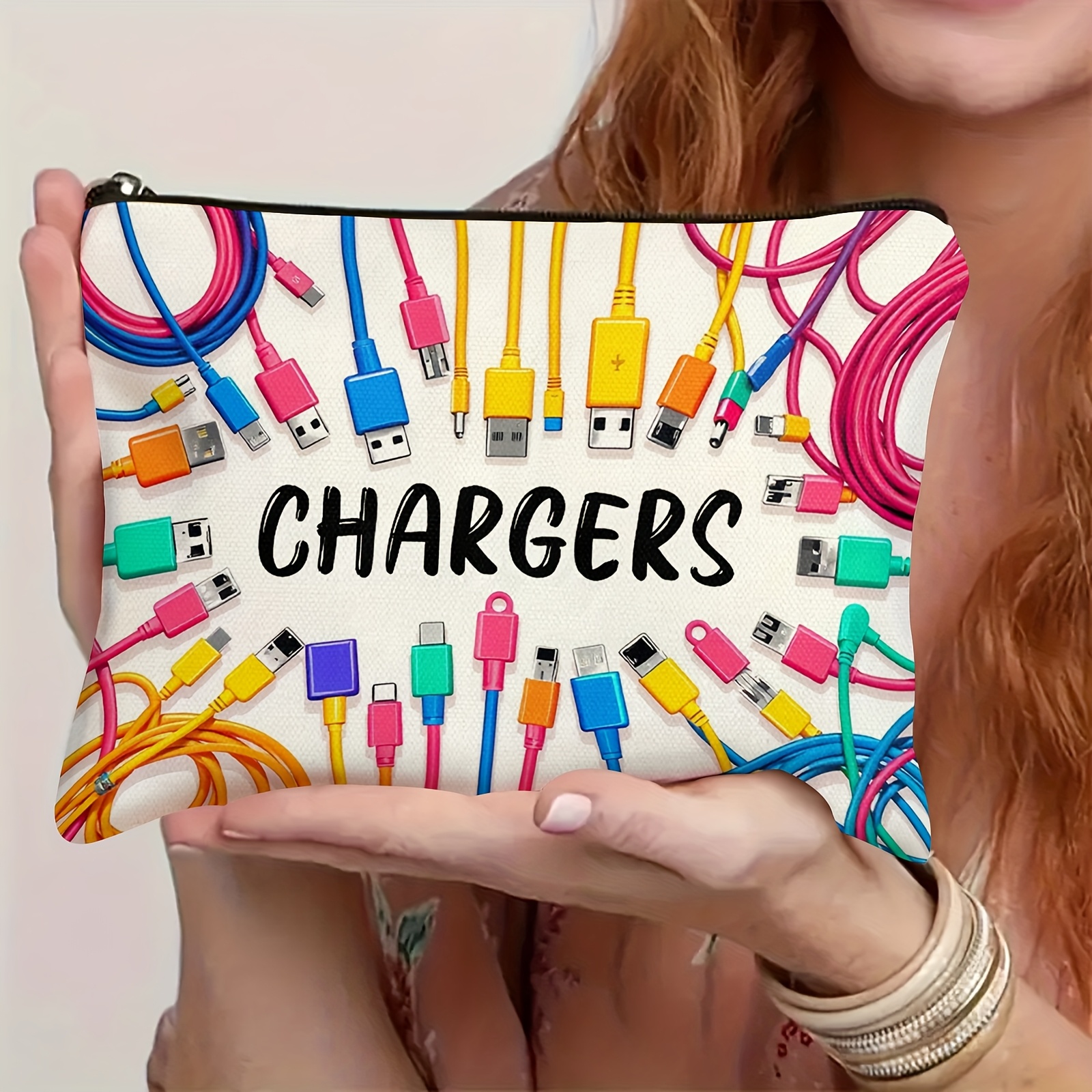 Colorful Cable USB Storage Bag - Tech Accessories For Office Desk 评论和价格