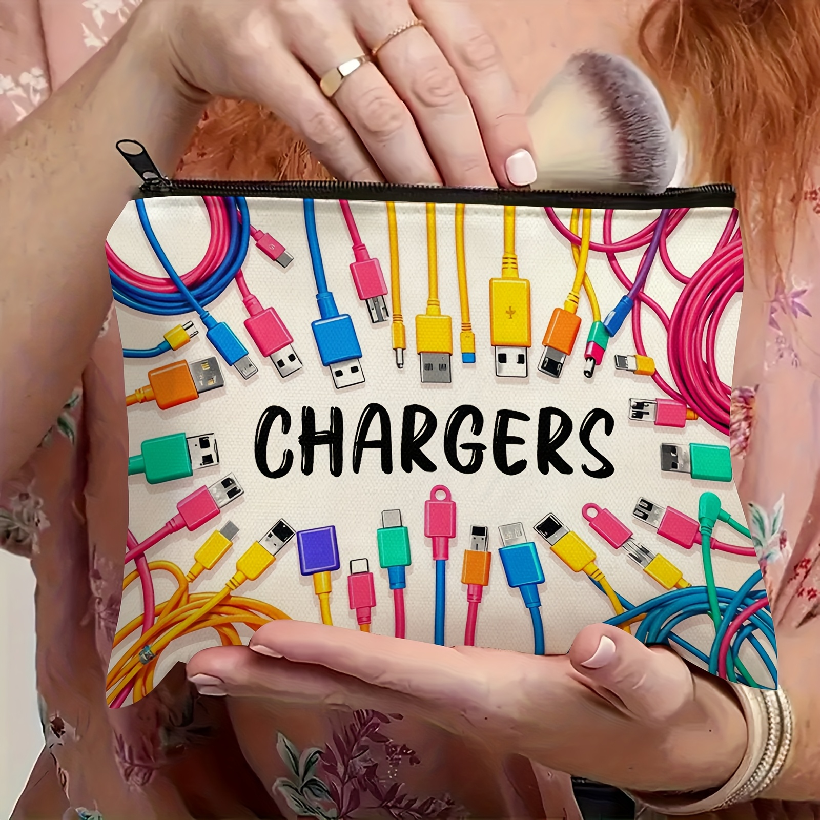 Colorful Cable USB Storage Bag - Tech Accessories For Office Desk 评论和价格