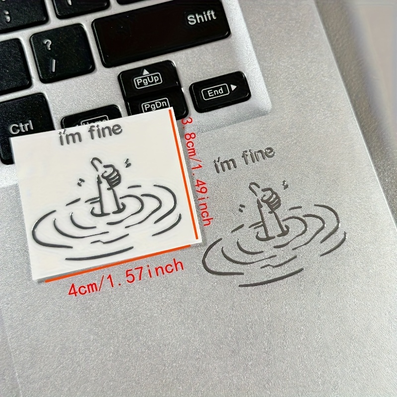 3Pcs, 3D Personality Stickers, - Tech Accessories For Laptop 评论和价格