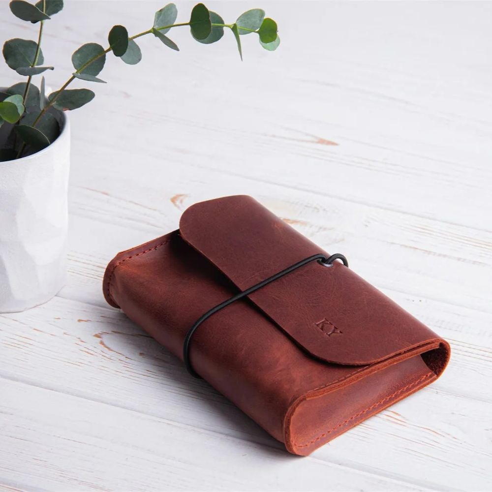 Genuine Leather MacBook Mouse  - Tech Accessories Travel Case 评论和价格